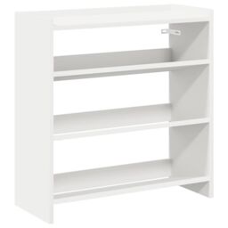 Berkfield Home Shoe Rack White 60x25x62 cm Engineered Wood - Size: 60 x 25 x 62 cm - thumbnail 2