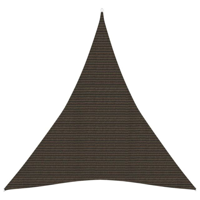 Berkfield Home Sunshade Sail 160 g/m ² Brown 4x5x5 m HDPE - image 1