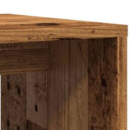 Berkfield Home Durable Coffee Table Old Wood 100x48x40 cm Engineered Wood in Brown - Size: 100 x 48 x 40 cm - thumbnail 8
