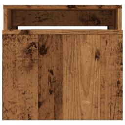 Berkfield Home Durable Coffee Table Old Wood 100x48x40 cm Engineered Wood in Brown - Size: 100 x 48 x 40 cm - thumbnail 5