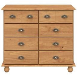 Berkfield Home Chest of Drawers 'ASKIM'Honey Brown 91x40x79 cm Solid Wood Pine - Size: 91 x 40 x 79 cm - thumbnail 6