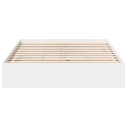 Berkfield Home Modern Bed Frame with Drawers without Mattress White 120x200 cm - Size: Small Double - thumbnail 4