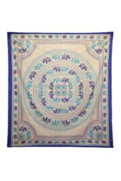 KDMD Elephant Mandala Wall Hanging & Beach Spread in Blues in Blue - thumbnail 1