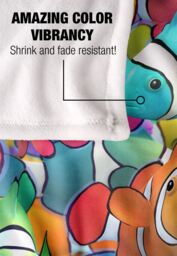 JQ Licensing Royce Mcclure Clown Fish Clown School Pattern Silky Touch Super Soft Throw Blanket 152 X 127 cm in White - thumbnail 4