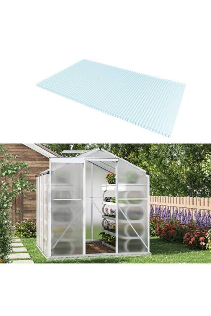 Living and Home 42Pcs Clear Polycarbonate Sheets for Greenhouse Covering - image 1