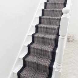 runrug Stair Runner Carpet - Durable, Non-Slip, 5.4mm - 'Carnaby' in Dark Grey - Size: 80 cm x 450 cm - thumbnail 5