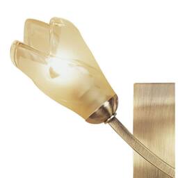 Netlighting Pietra Wall Lamp Switched 2 Light G9 Antique Brass in Bronze - thumbnail 5
