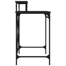 Berkfield Home Desk Black 80x50x90 cm Engineered Wood & Iron - Size: 80 x 50 x 90 cm - thumbnail 6