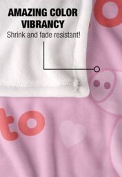 "Hasbro Peppa Pig Promoted To Big Sister Silky Touch Blanket 50"" x 60"" in White" - thumbnail 4