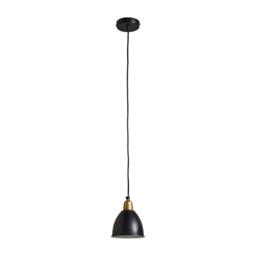 Eli Black and Gold Ceiling Light Pendant with LED Bulb
