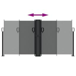 Berkfield Home Retractable Side Awning Anthracite 120x1200 cm in Charcoal - thumbnail 5