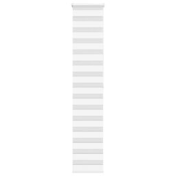 Berkfield Home Zebra Blind White 45x200 cm Fabric Width 40.9 cm Polyester