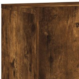 Berkfield Home TV Cabinet Wall-mounted Smoked Oak 60x30x41 cm in Brown - Size: 60 x 30 x 41 cm - thumbnail 9