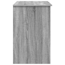 Berkfield Home Desk with Storage Grey Sonoma 90x49.5x75 cm Engineered wood - thumbnail 7