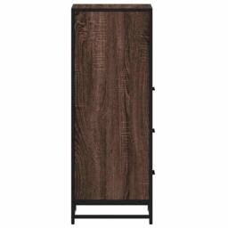 Berkfield Home Comfortable Bathroom Cabinet Brown Oak 35x37.5x100 cm Engineered Wood - thumbnail 7