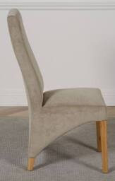 Thats Furniture Lola Fabric Dining Chairs for Dining Room or Kitchen in Grey - thumbnail 3