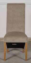 Thats Furniture Lola Fabric Dining Chairs for Dining Room or Kitchen in Grey - thumbnail 2