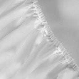 OHS Plain Dyed Non-Iron Fitted Bed Sheet in Off-White - Size: Super King Fitted - thumbnail 2