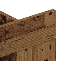 Berkfield Home TV Cabinet Wall-Mounted Old Wood 152x22x113 cm in Brown - Size: 152 x 22 x 113 cm - thumbnail 8