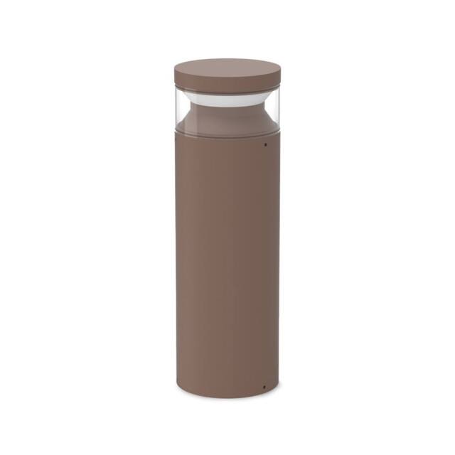 Netlighting Boeing 40cm LED Outdoor Bollard Coffee 3000K IP65 in Brown