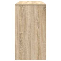 Berkfield Home Durable Desk Sonoma Oak 120x42x76 cm Engineered Wood in Light Brown - Size: 120 x 42 x 76 cm - thumbnail 7