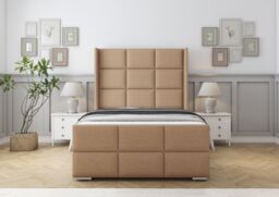 Comfort Beds Charlie Bed Frame in Beige - Size: Super King - thumbnail 2