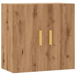 Berkfield Home Wall Cabinet Artisan Oak 60x31x60 cm Engineered Wood in Brown - Size: 60 x 31 x 60 cm - thumbnail 2