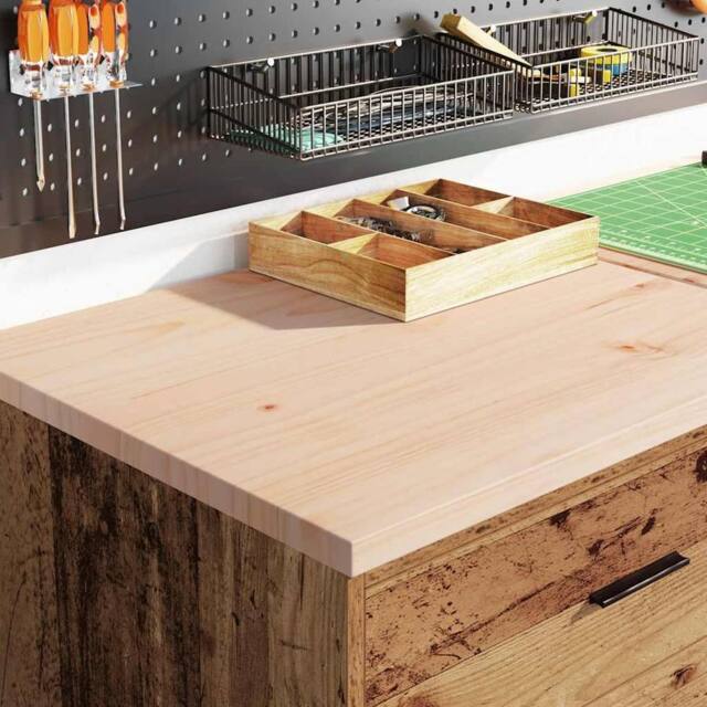 Berkfield Home Durable Garage Storage Cabinet Old Wood 60x51x85 cm Solid Wood Pine in Brown - Size: 60 x 51 x 85 cm - image 1