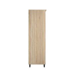 Lemon Pavilion Furniture Stockholm Chevron 2 Door Wardrobe - L58 x W100 x H190 cm in Brown - Size: 1 Pack - thumbnail 4