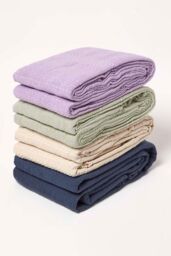 Homescapes Kashi Cotton Throw with Tassels in Natural - Size: 225 cm x 255 cm - thumbnail 6