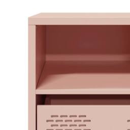 Berkfield Home TV Cabinet Pink 68x39x43.5 cm Cold-rolled Steel - thumbnail 9