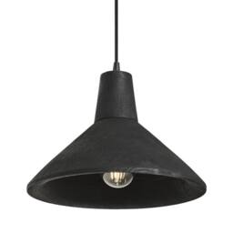 Industville Maribo Wooden Pendant Light - 12 inch in Black - Size: 12 inches - thumbnail 2