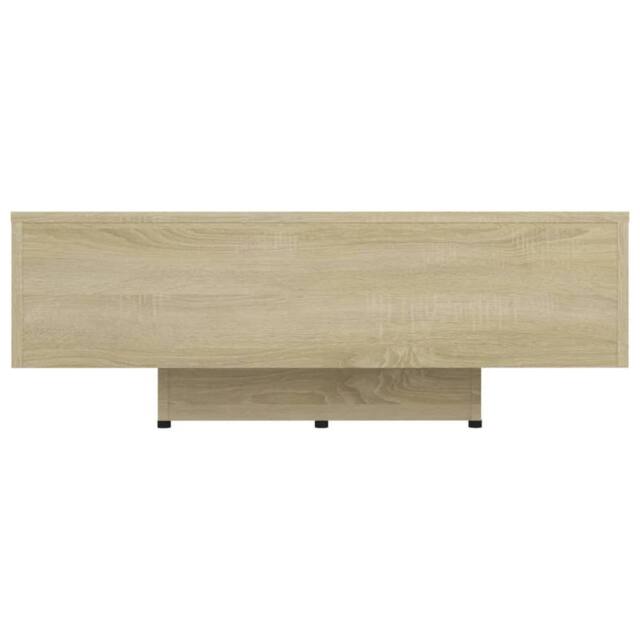 Berkfield Home Modern Coffee Table Sonoma Oak 85x55x31 cm Engineered Wood in Light Oak - Size: 85 x 55 x 31 cm - image 1