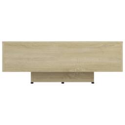 Berkfield Home Modern Coffee Table Sonoma Oak 85x55x31 cm Engineered Wood in Light Oak - Size: 85 x 55 x 31 cm - thumbnail 1
