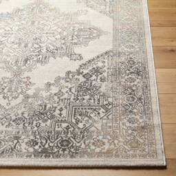 Livabliss Roma-Vintage Grey Brown Green Traditional Boho Living Dining Bedroom Rug in Light Brown - Size: 80 cm x 220 cm - thumbnail 5