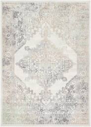 Livabliss Roma-Vintage Grey Brown Green Traditional Boho Living Dining Bedroom Rug in Light Brown - Size: 80 cm x 220 cm - thumbnail 2