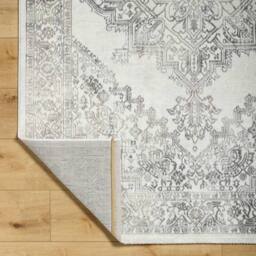 Livabliss Roma-Vintage Grey Brown Green Traditional Boho Living Dining Bedroom Rug in Light Brown - Size: 80 cm x 220 cm - thumbnail 4