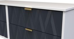 Ready Assembled 2 U Dallas 4 Drawer Bed Box (Ready Assembled) in Dark Blue - thumbnail 4