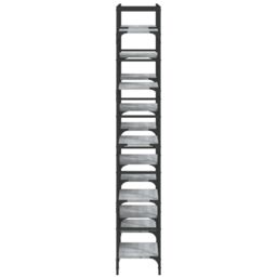 Berkfield Home Bookshelf Grey Sonoma 127.5x28.5x172.5 cm Engineered Wood - thumbnail 6