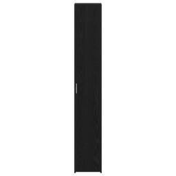 Berkfield Home Highboard Black Oak 30x42.5x185 cm Engineered Wood - thumbnail 6