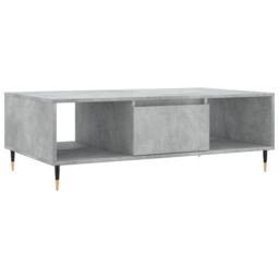 Berkfield Home Decorative Coffee Table Concrete Grey 104x60x35 cm Engineered Wood - Size: 104 x 60 x 35 cm - thumbnail 3
