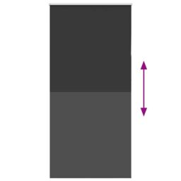 Berkfield Home Roller Blind Blackout Black 105x210 cm Fabric Width 100.7 cm Polyester - thumbnail 5