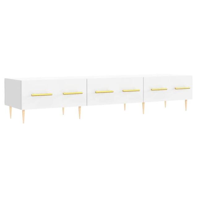 Berkfield Home TV Cabinet White 150x36x30 cm Engineered Wood - Size: 150 x 36 x 30 cm - image 1