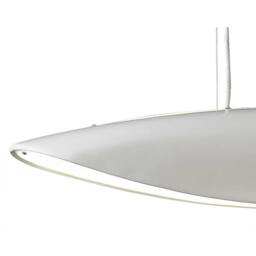 Netlighting Pasion Rectangular Pendant 6 Light E27 Gloss WhitePolished Chrome in White - thumbnail 3