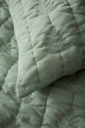 Pineapple Elephant 'Tamba Leaf' Pinsonic Duvet Cover Set in Green - Size: Single - thumbnail 3