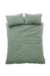 Pineapple Elephant 'Tamba Leaf' Pinsonic Duvet Cover Set in Green - Size: Single - thumbnail 6