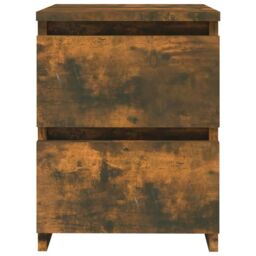 Berkfield Home Bedside Cabinet Smoked Oak 30x30x40 cm Engineered Wood in Brown - Size: 30 x 30 x 40 cm - thumbnail 3