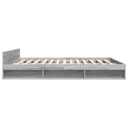 Berkfield Home Bed Frame with Drawers without Mattress Grey Sonoma 200x200 cm - thumbnail 5