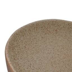 Berkfield Home Durable Countertop Basin Sand & Brown Oval 59x40x14 cm Ceramic - Size: 59 x 40 x 14 cm - thumbnail 7