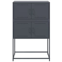Berkfield Home Sideboard Anthracite 68.5x38.5x107 cm Steel in Black - thumbnail 6